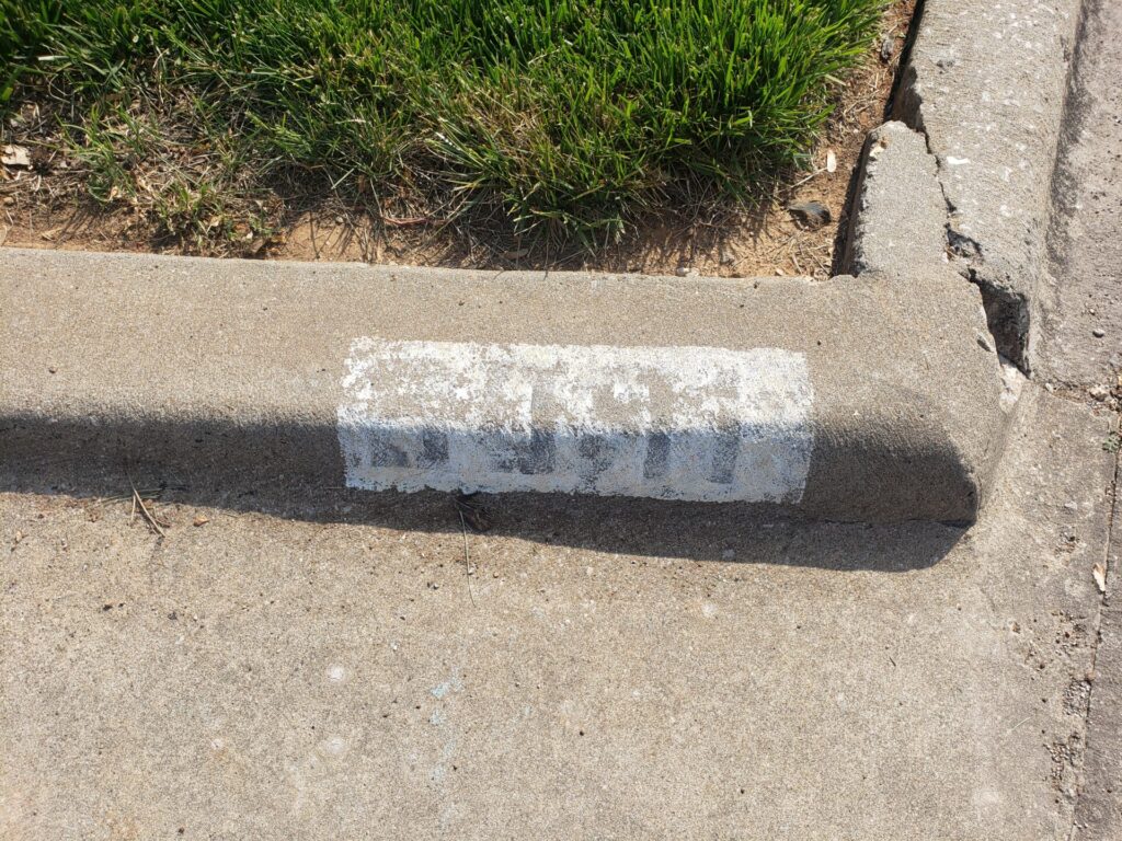 Curb Numbers Painted Driveway Best Painters Remodeling Springfield